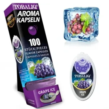 Tobaliq "Grape Ice" Aromakapsel mit 100 Kugeln-1 Dose